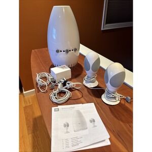 JBL Encounter 2.1 Multimedia Speaker System White Large Egg Alien Speaker